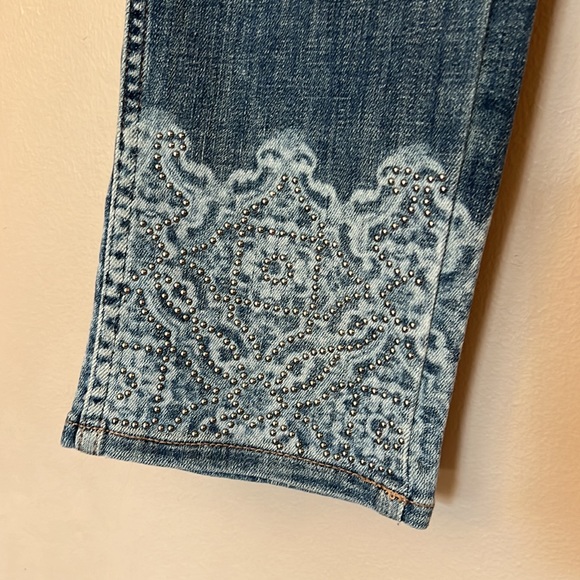 White House Black Market Size 0 Straight Jeans - Picture 5 of 6